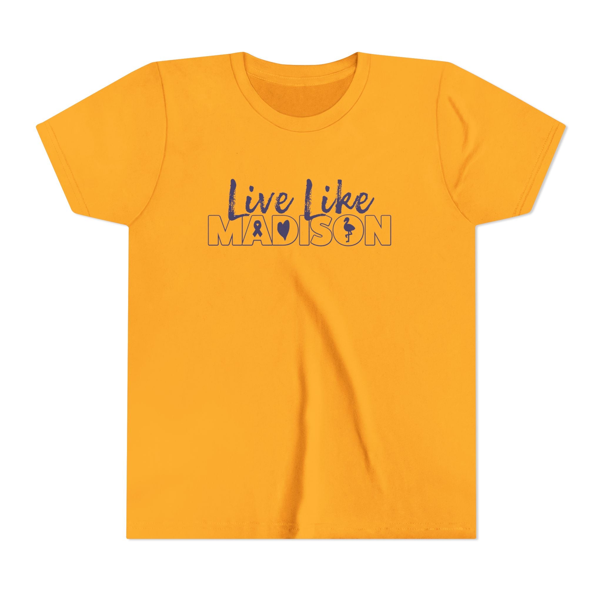 (YOUTH) Live Like Madison NEW LOGO Short Sleeve T-Shirt  (multiple colors available)