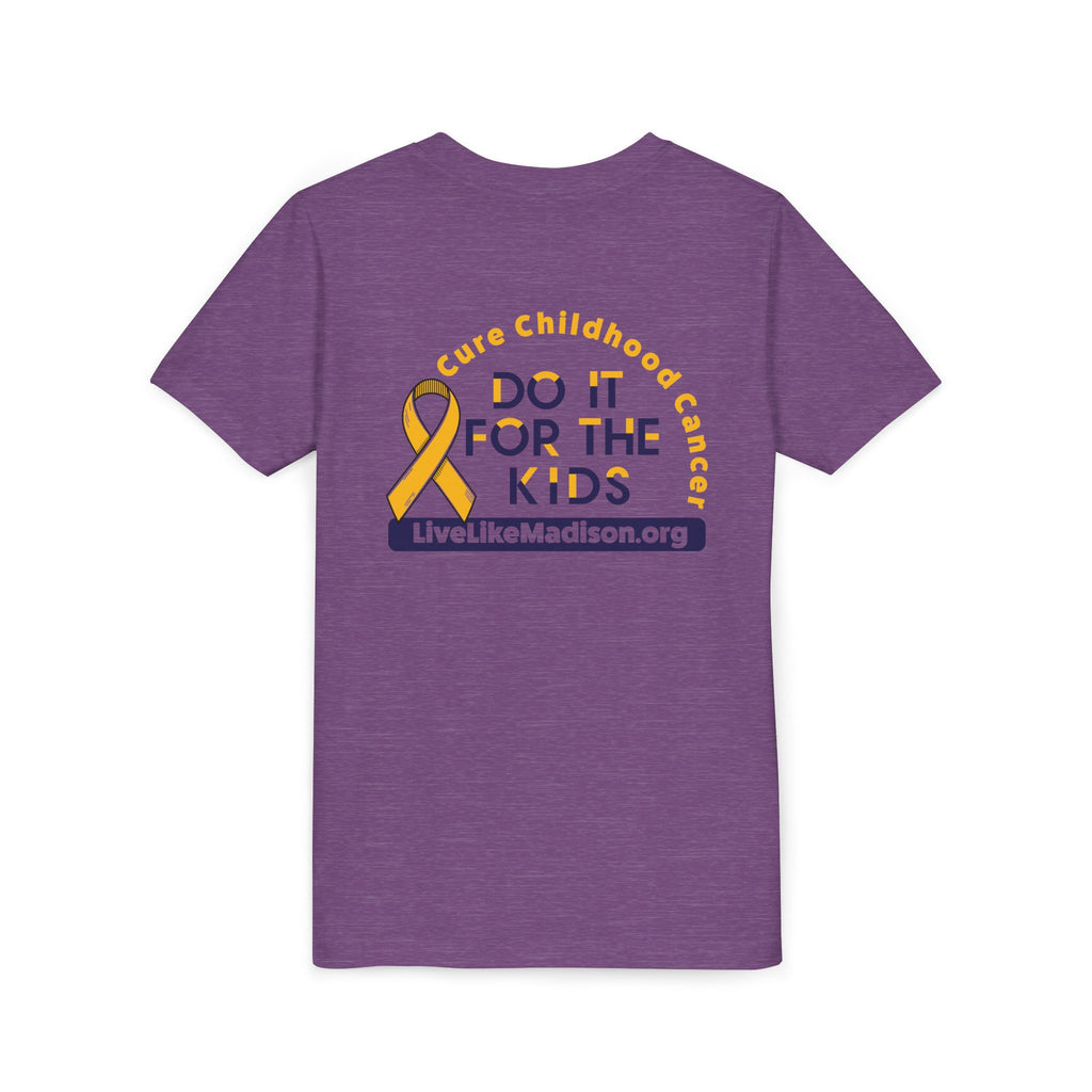 (YOUTH) *PERSONALIZED* I Wear Gold for (INSERT NAME) / DO IT FOR THE KIDS Short Sleeve T-Shirt