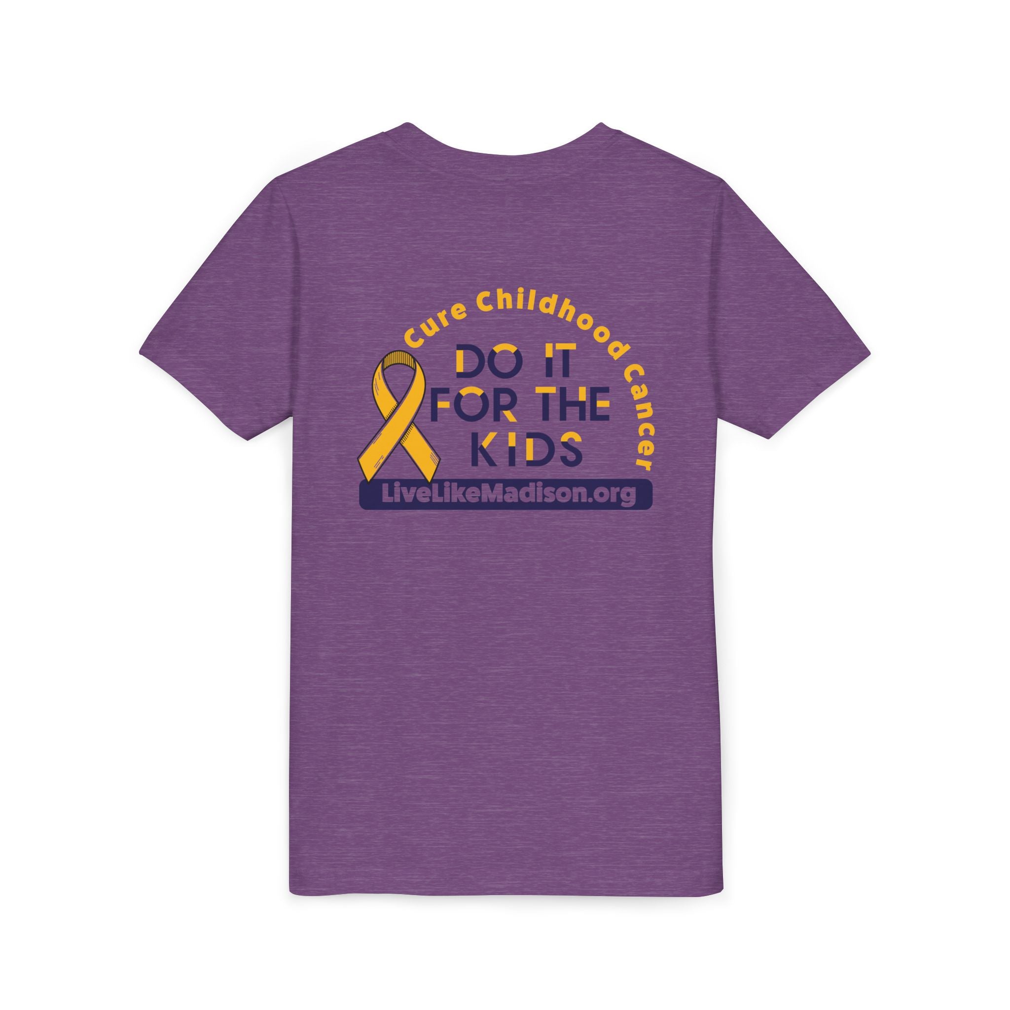 (YOUTH) *PERSONALIZED* I Wear Gold for (INSERT NAME) / DO IT FOR THE KIDS Short Sleeve T-Shirt