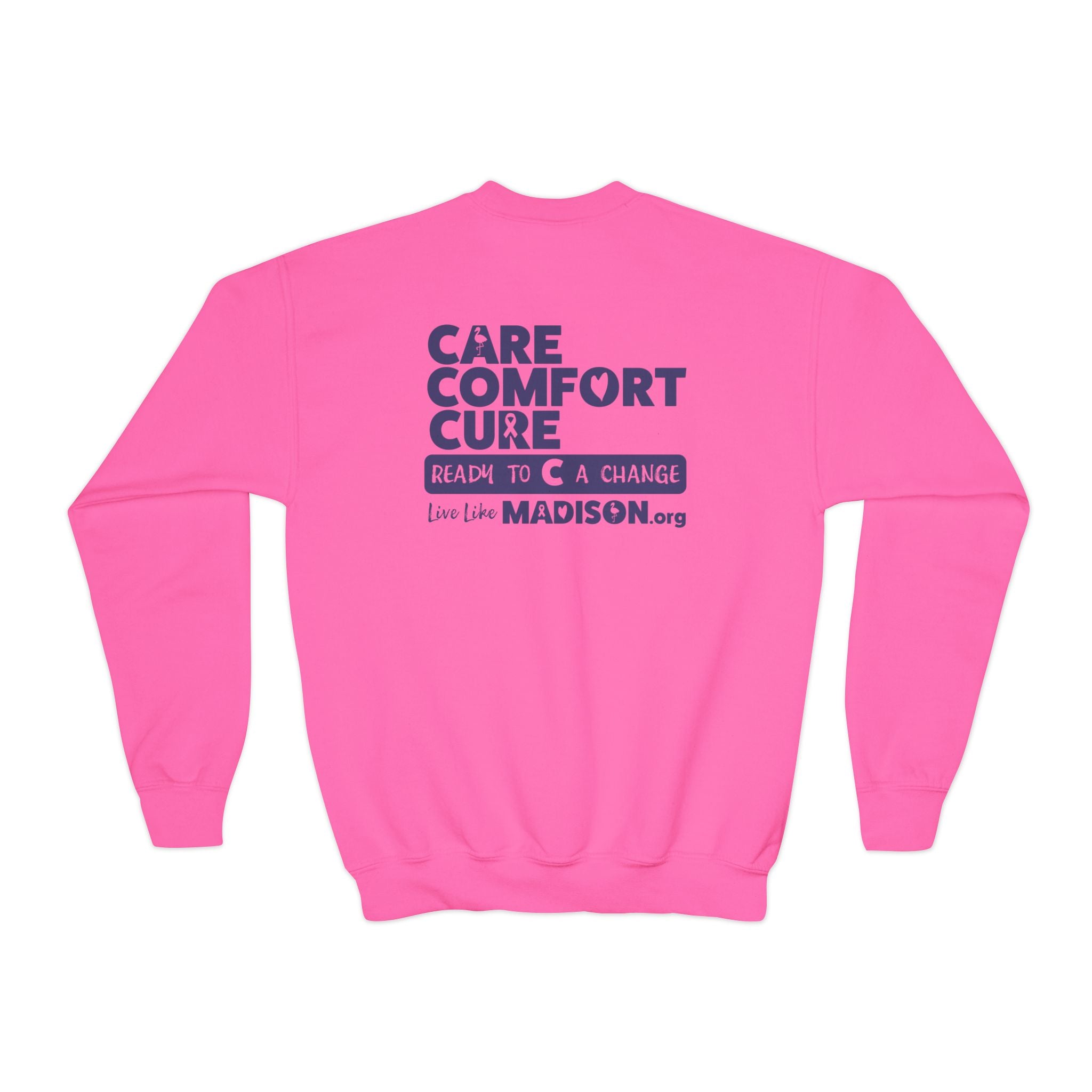 YOUTH Live Like Madison NEW LOGO Crewneck Sweatshirt (multiple colors available)