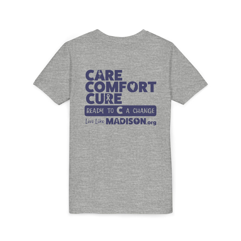 (YOUTH) Live Like Madison NEW LOGO Short Sleeve T-Shirt  (multiple colors available)