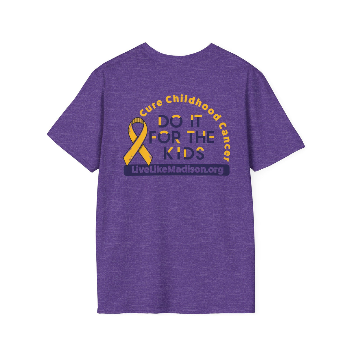 ADULT - I Wear Gold for MADISON / DO IT FOR THE KIDS Short Sleeve T-Shirt