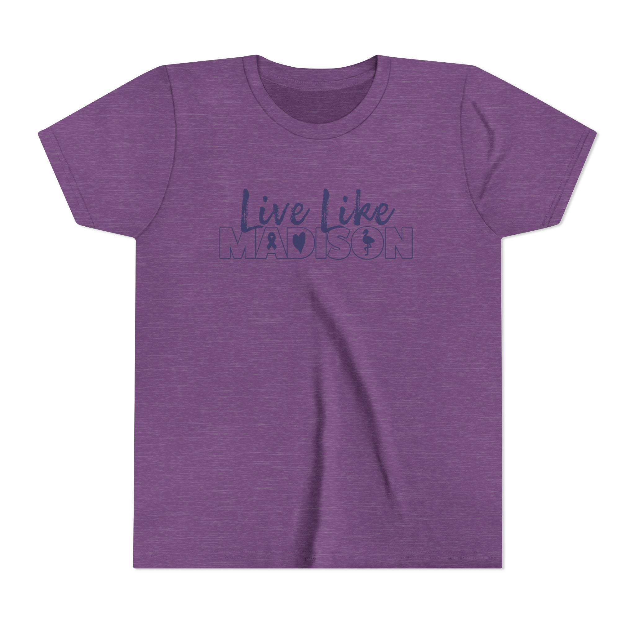 (YOUTH) Live Like Madison NEW LOGO Short Sleeve T-Shirt  (multiple colors available)