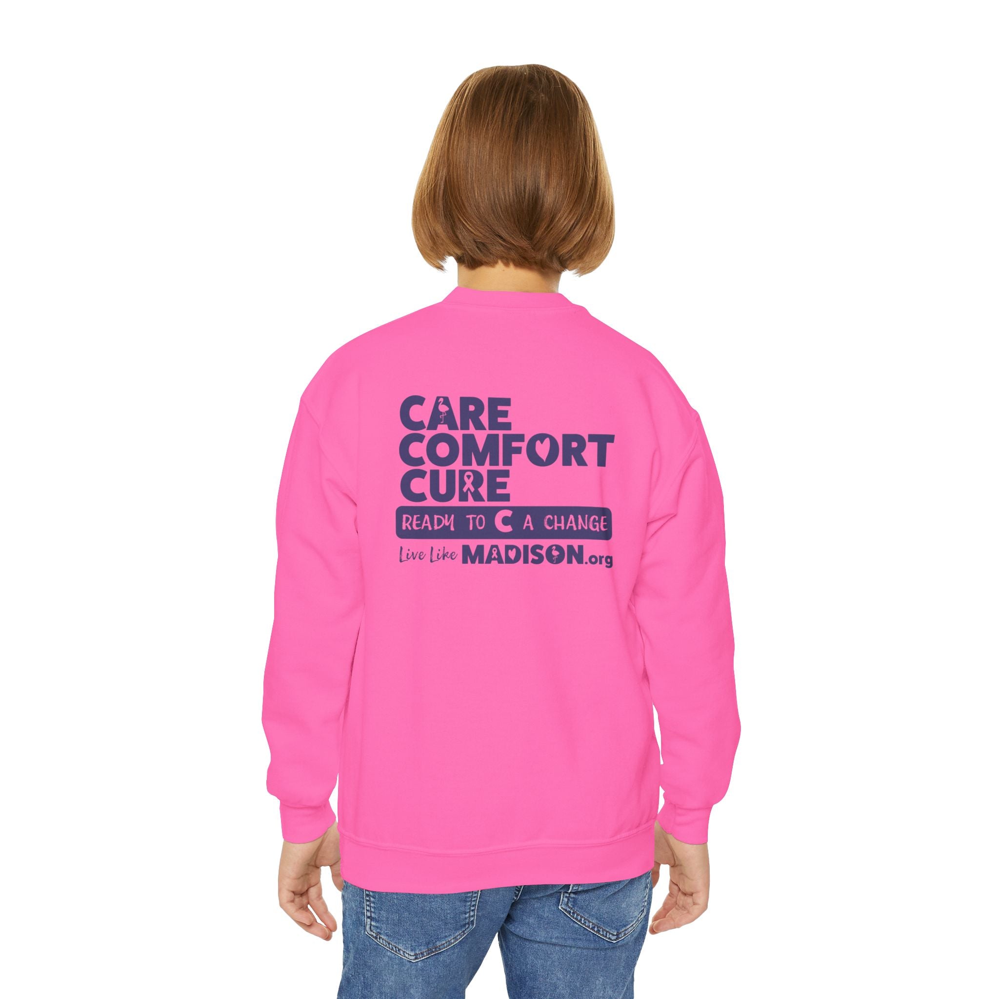 YOUTH Live Like Madison NEW LOGO Crewneck Sweatshirt (multiple colors available)