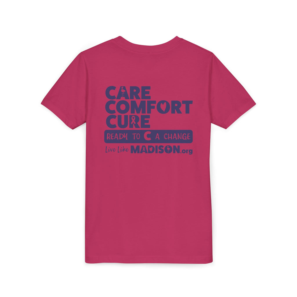 (YOUTH) Live Like Madison NEW LOGO Short Sleeve T-Shirt  (multiple colors available)