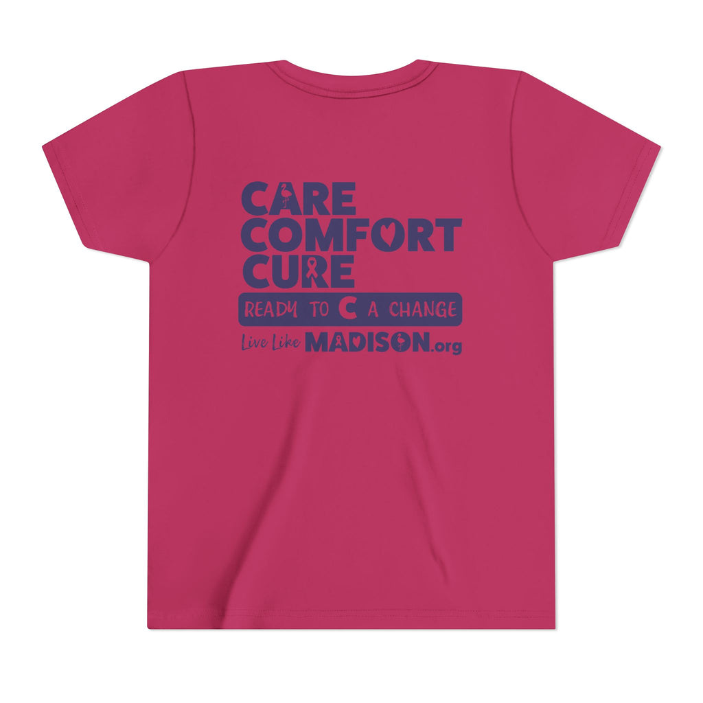(YOUTH) Live Like Madison NEW LOGO Short Sleeve T-Shirt  (multiple colors available)