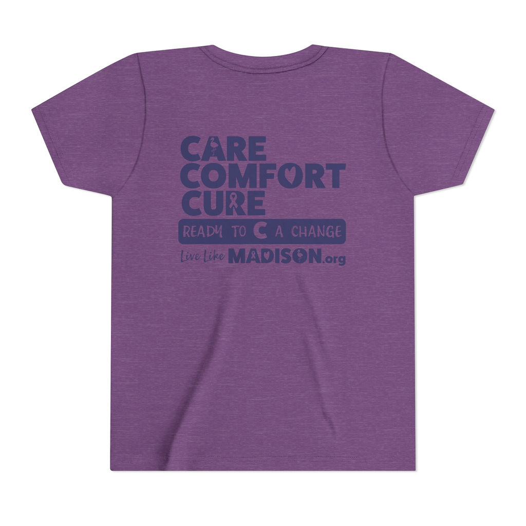 (YOUTH) Live Like Madison NEW LOGO Short Sleeve T-Shirt  (multiple colors available)