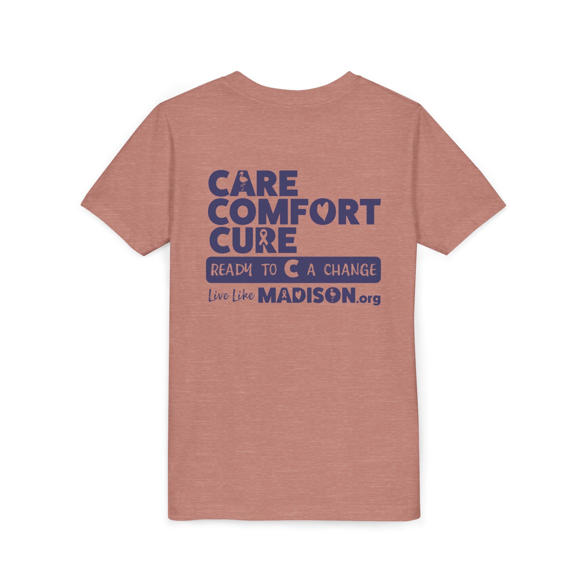 (YOUTH) Live Like Madison NEW LOGO Short Sleeve T-Shirt  (multiple colors available)