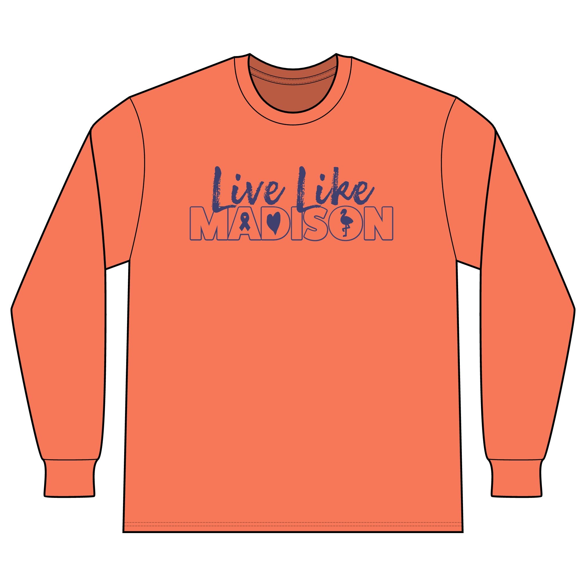 ADULT - Long Sleeve T-Shirt (multiple colors available)