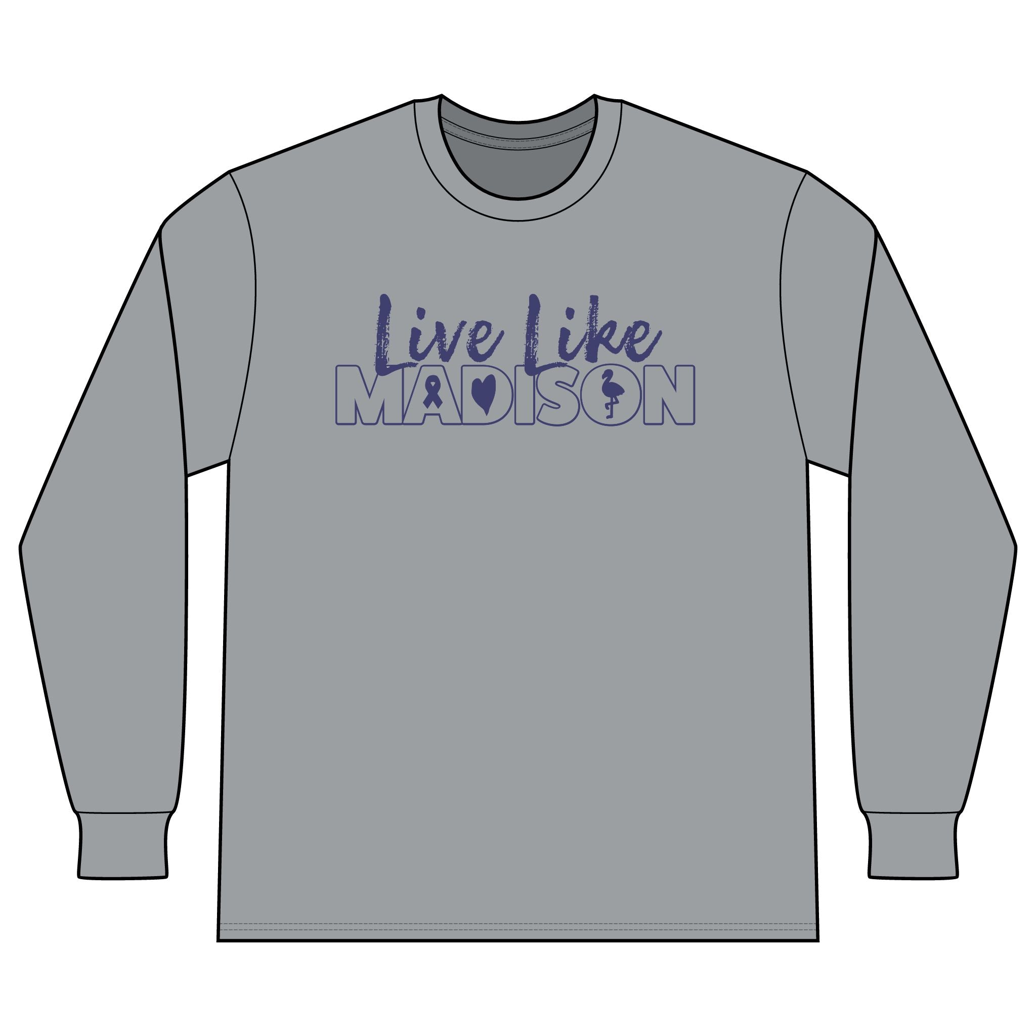 ADULT - Long Sleeve T-Shirt (multiple colors available)