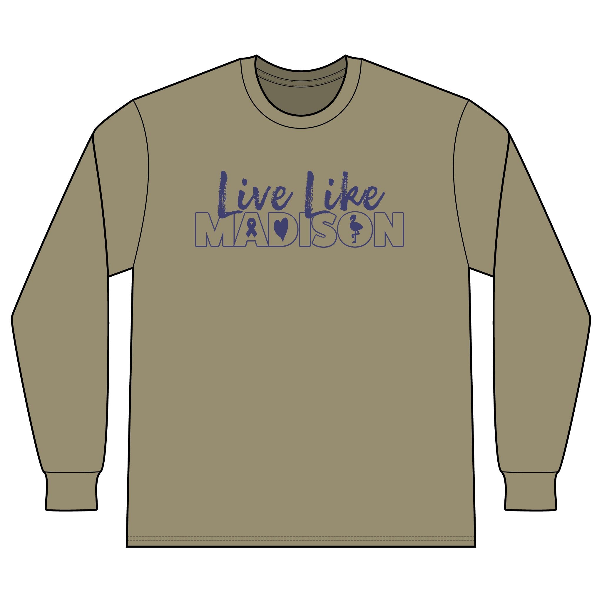 ADULT - Long Sleeve T-Shirt (multiple colors available)