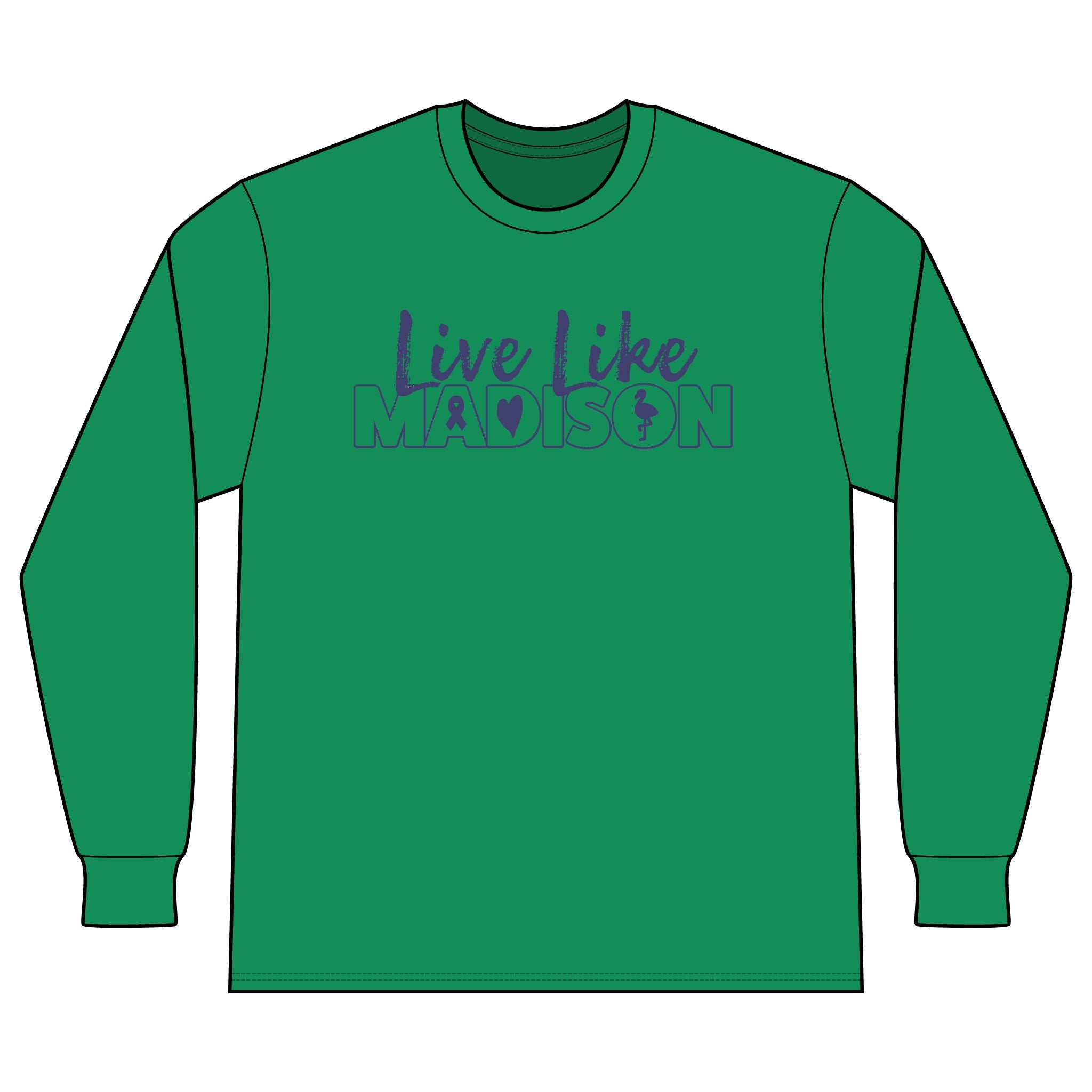 ADULT - Long Sleeve T-Shirt (multiple colors available)