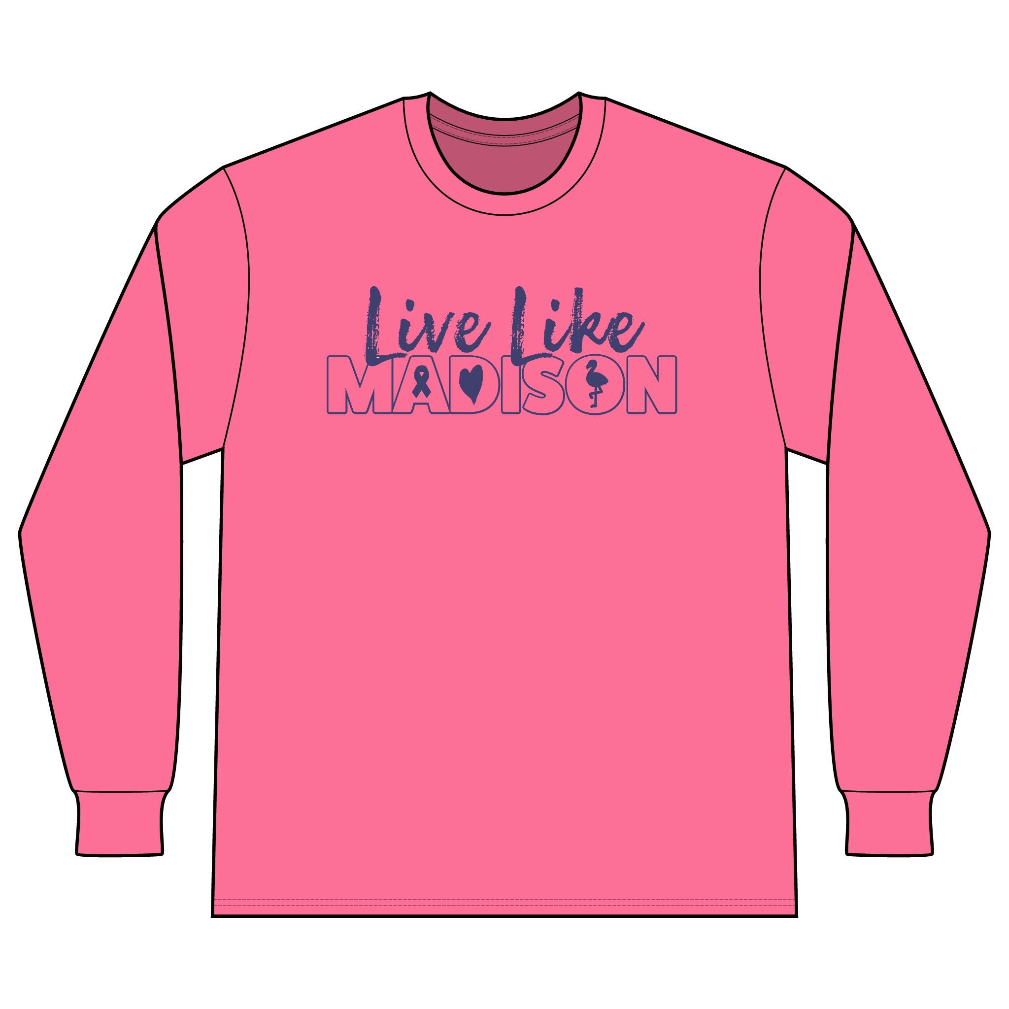 ADULT - Long Sleeve T-Shirt (multiple colors available)