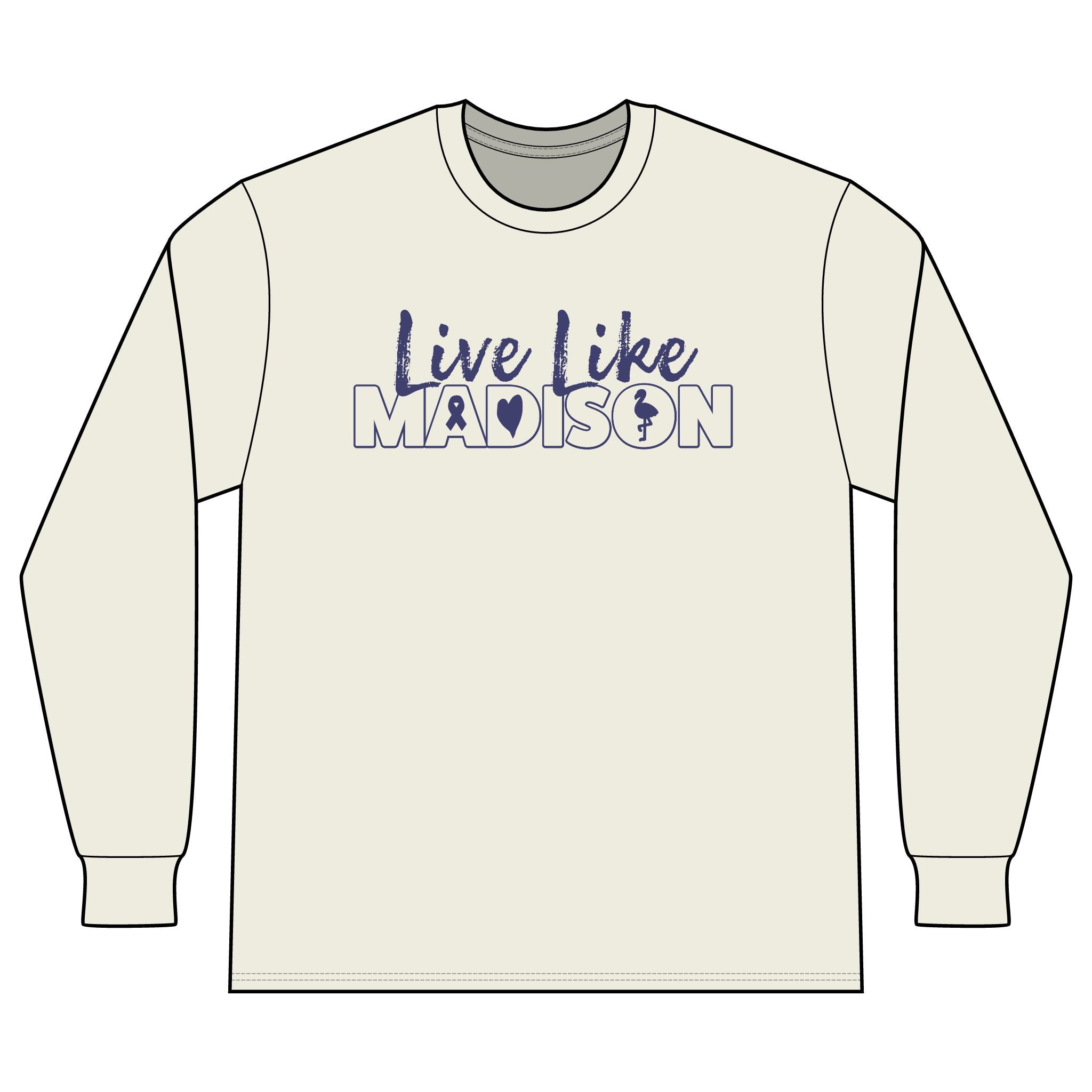ADULT - Long Sleeve T-Shirt (multiple colors available)