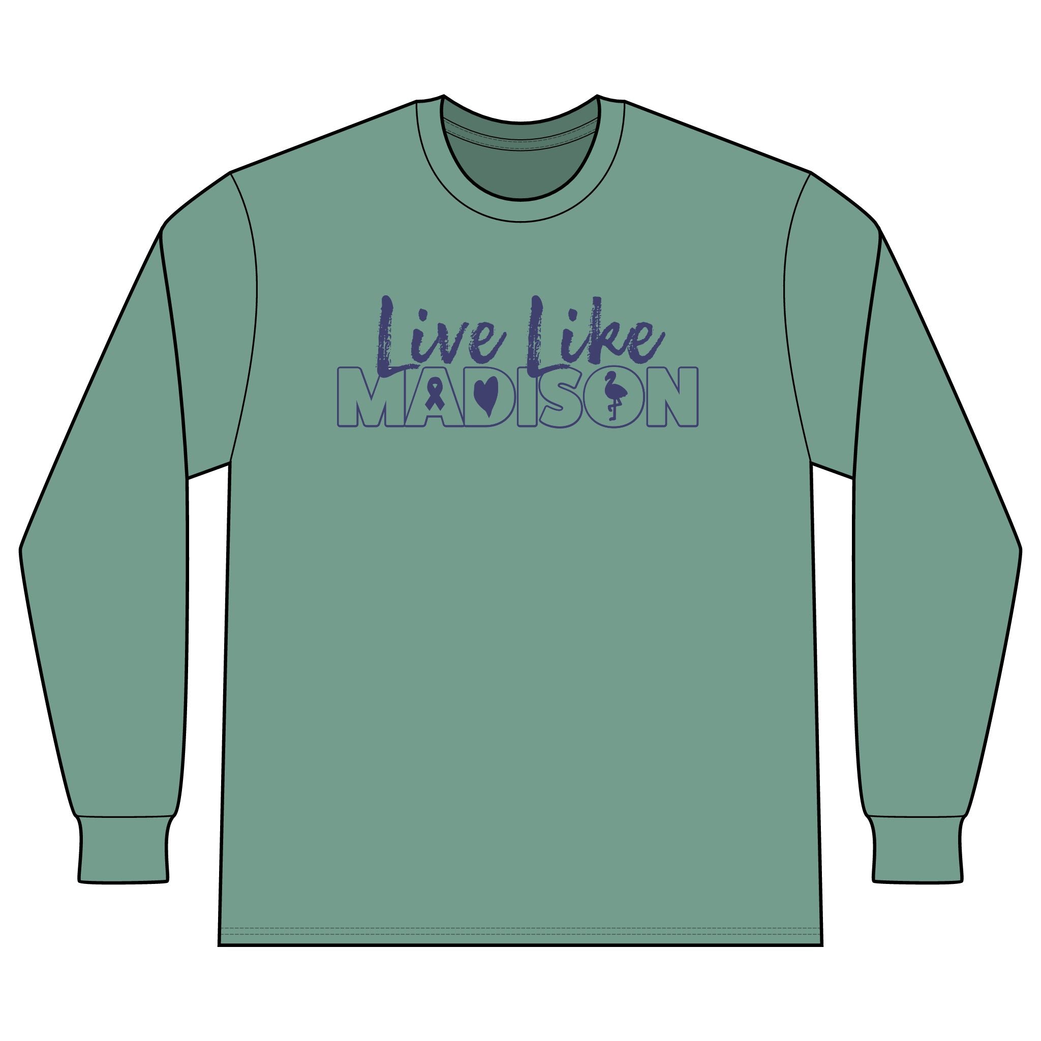 ADULT - Long Sleeve T-Shirt (multiple colors available)