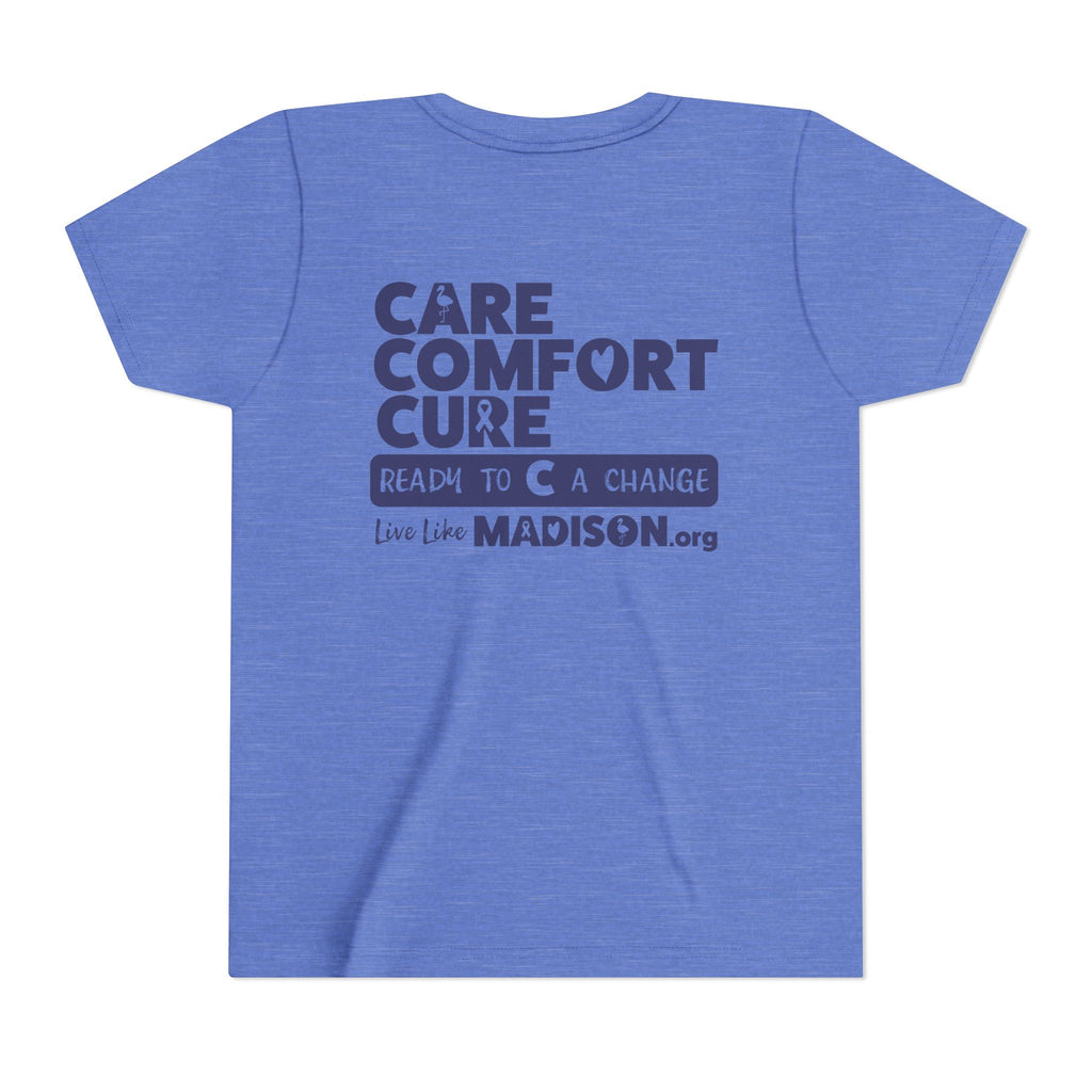 (YOUTH) Live Like Madison NEW LOGO Short Sleeve T-Shirt  (multiple colors available)