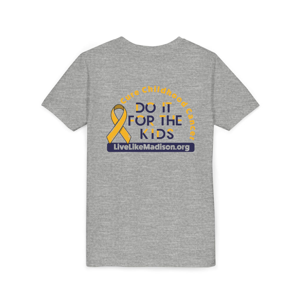 (YOUTH) *PERSONALIZED* I Wear Gold for (INSERT NAME) / DO IT FOR THE KIDS Short Sleeve T-Shirt