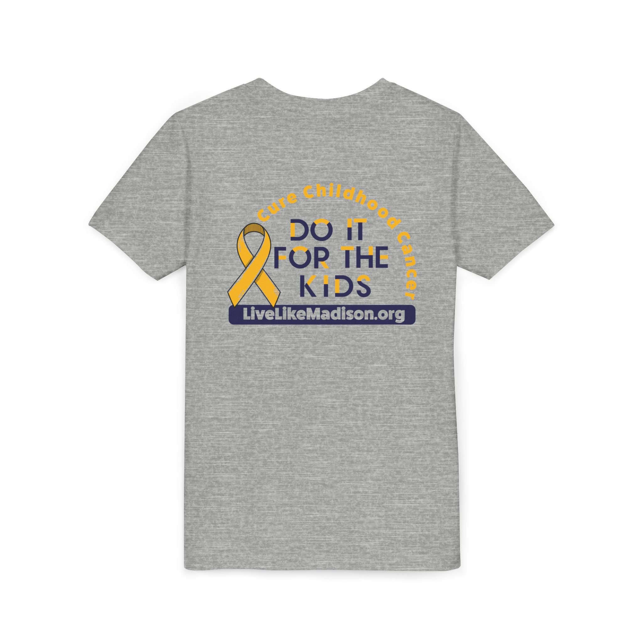 (YOUTH) *PERSONALIZED* I Wear Gold for (INSERT NAME) / DO IT FOR THE KIDS Short Sleeve T-Shirt