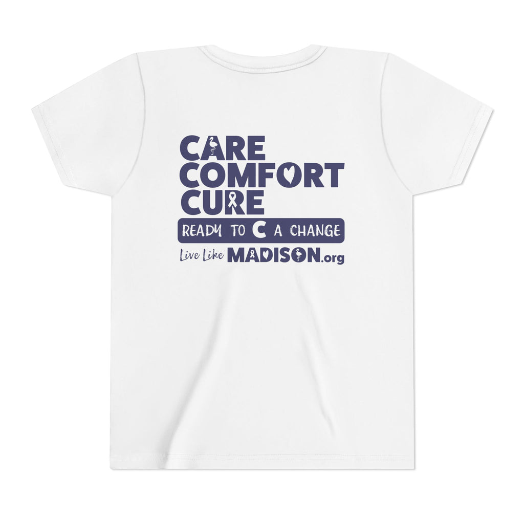(YOUTH) Live Like Madison NEW LOGO Short Sleeve T-Shirt  (multiple colors available)