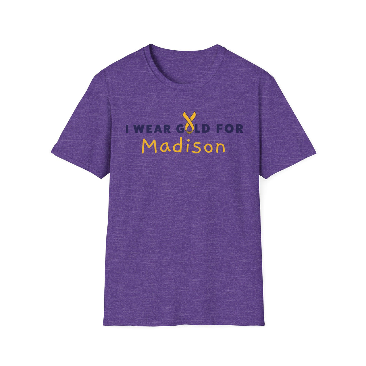 ADULT - I Wear Gold for MADISON / DO IT FOR THE KIDS Short Sleeve T-Shirt