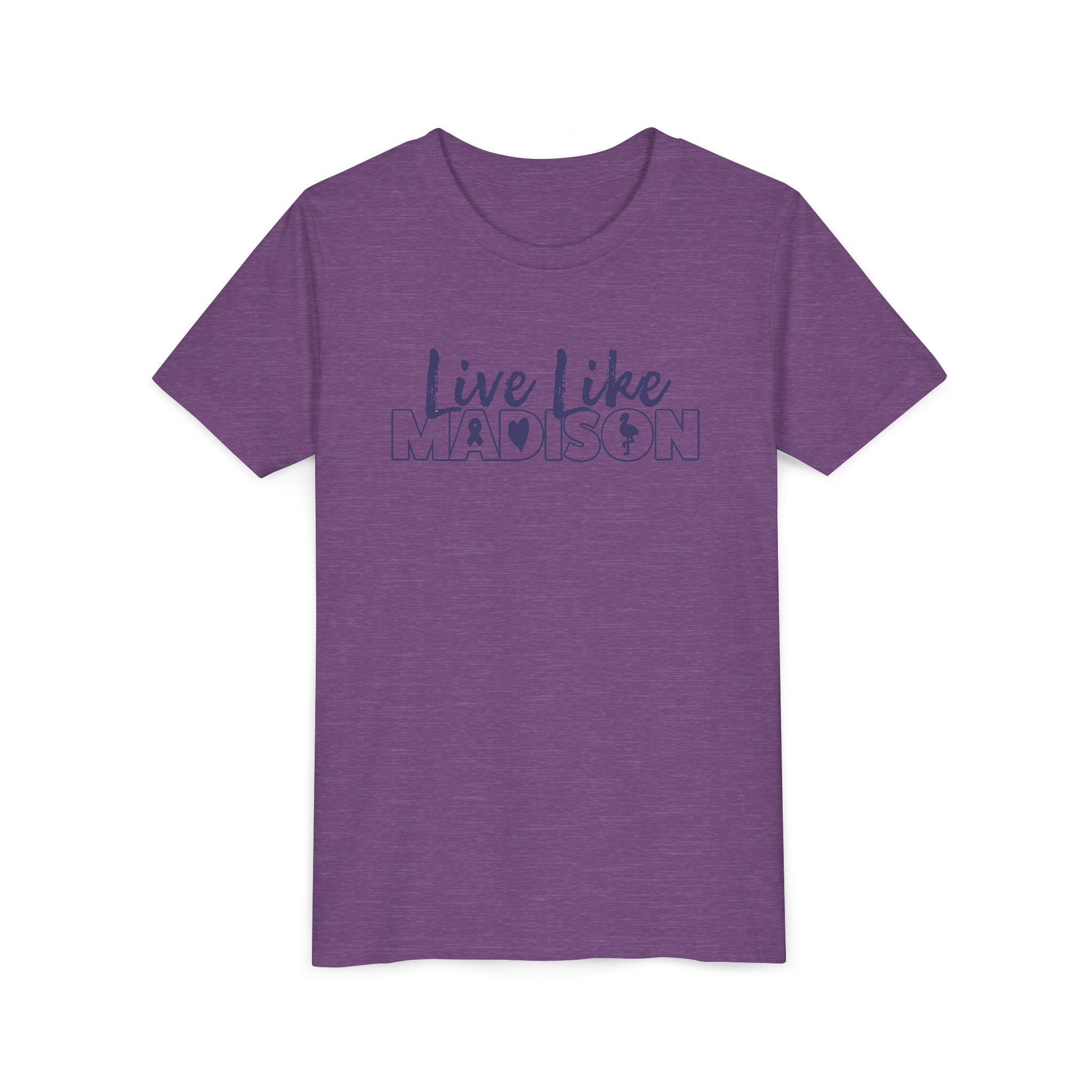 (YOUTH) Live Like Madison NEW LOGO Short Sleeve T-Shirt  (multiple colors available)