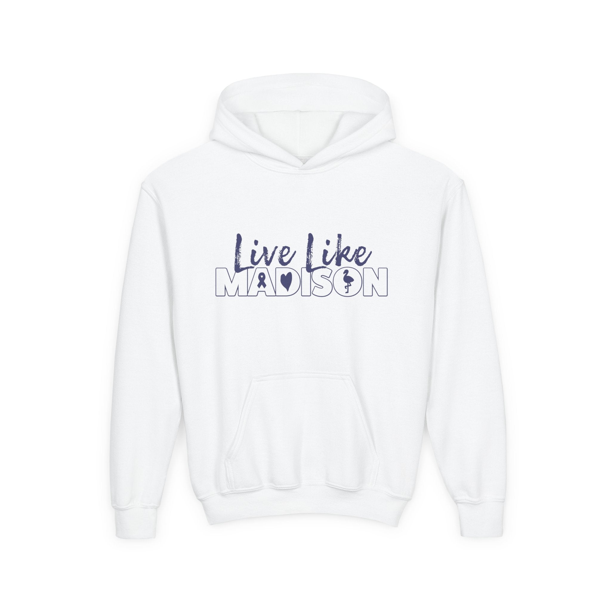 YOUTH Live Like Madison NEW LOGO Hoodie Sweatshirt (multiple colors available)