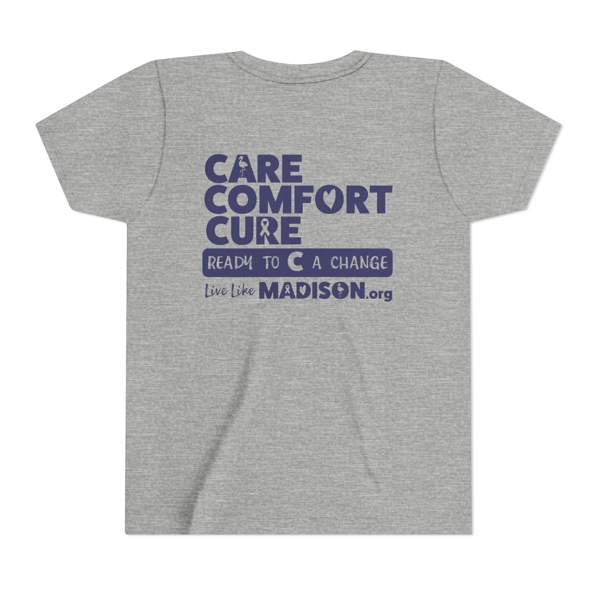 (YOUTH) Live Like Madison NEW LOGO Short Sleeve T-Shirt  (multiple colors available)