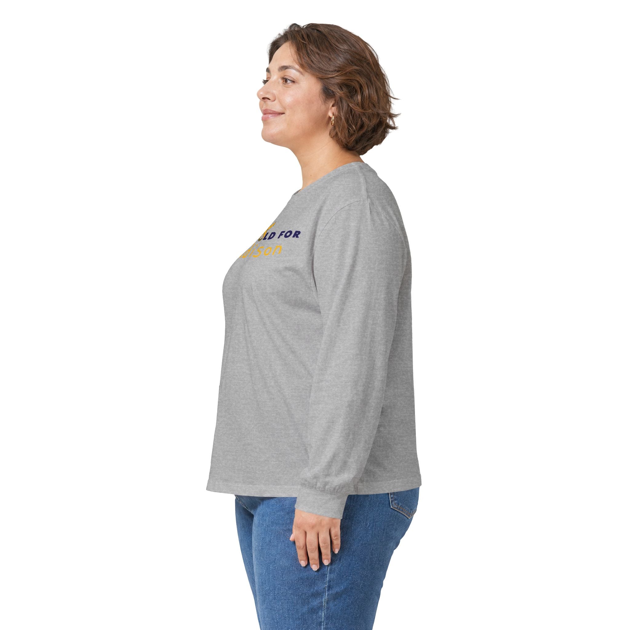 I Wear Gold for MADISON / DO IT FOR THE KIDS Long Sleeve T-Shirt