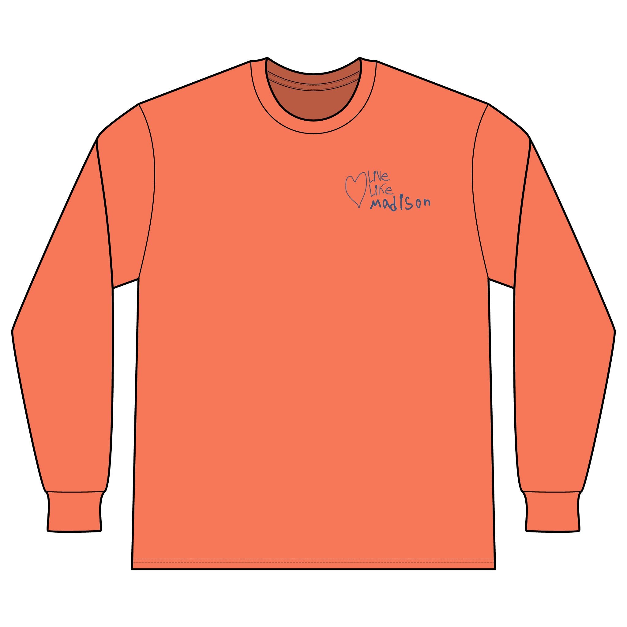 ADULT - LH Leopards Long Sleeve T-Shirt  (multiple colors available)