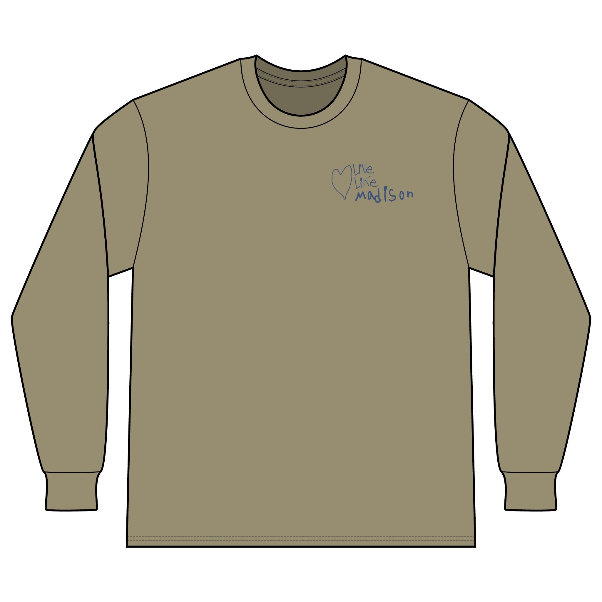 ADULT - LH Leopards Long Sleeve T-Shirt  (multiple colors available)