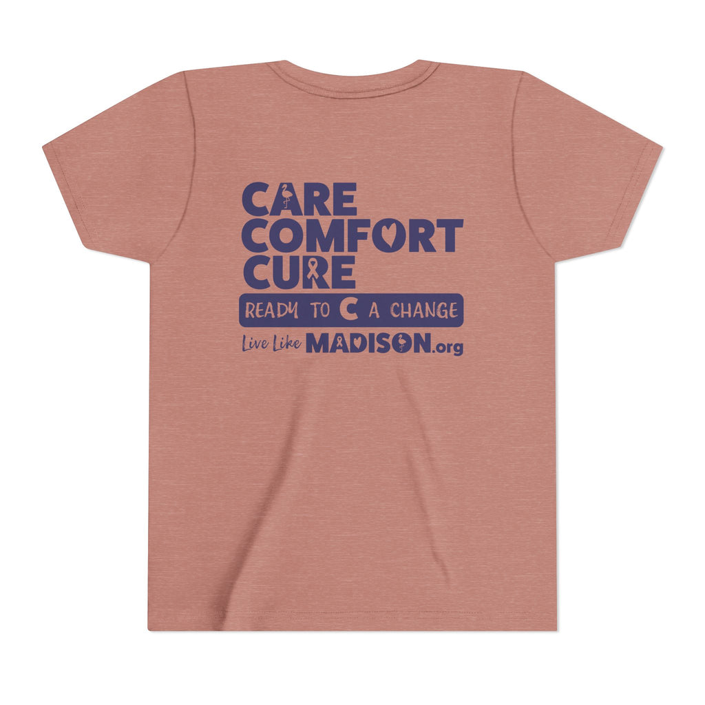 (YOUTH) Live Like Madison NEW LOGO Short Sleeve T-Shirt  (multiple colors available)