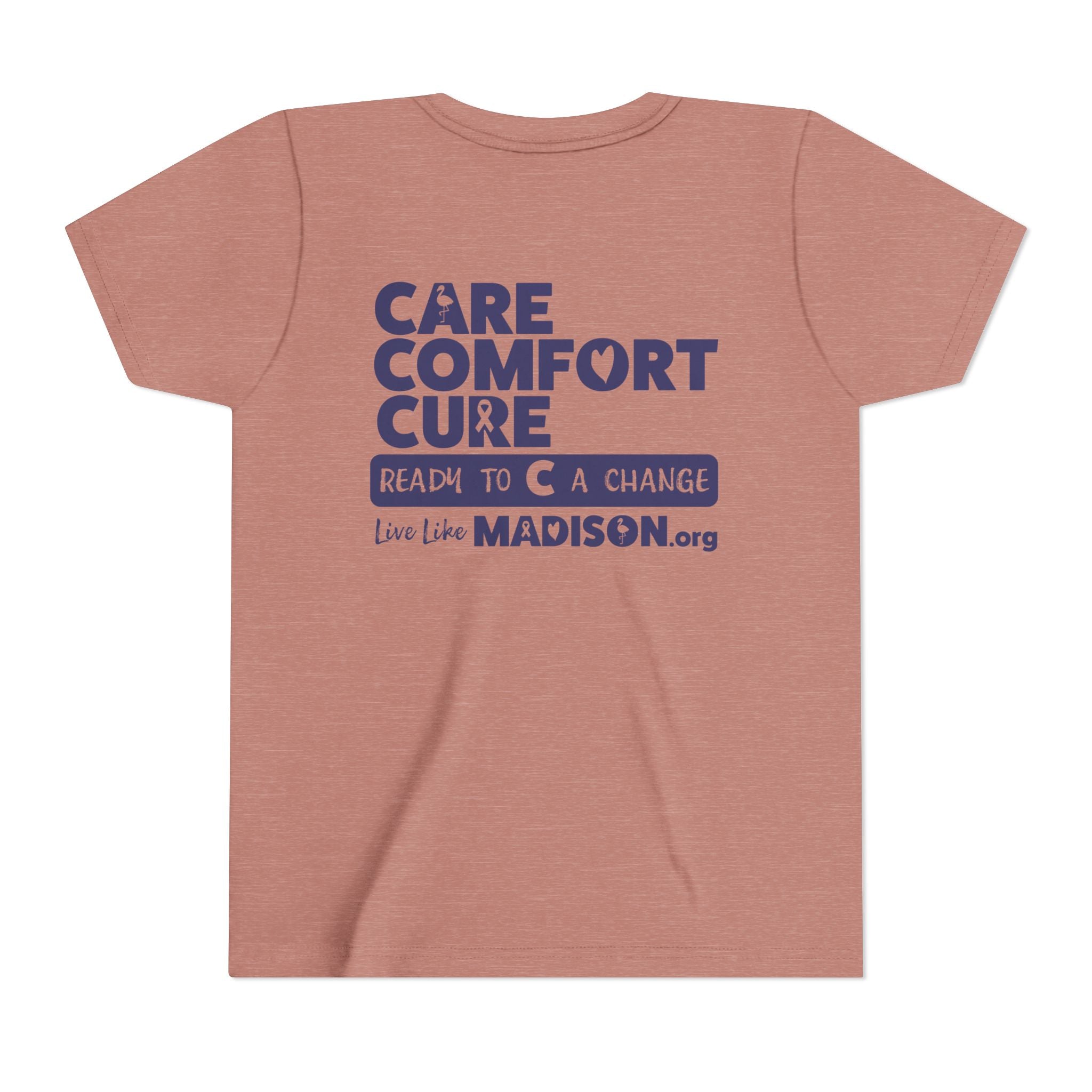 (YOUTH) Live Like Madison NEW LOGO Short Sleeve T-Shirt  (multiple colors available)