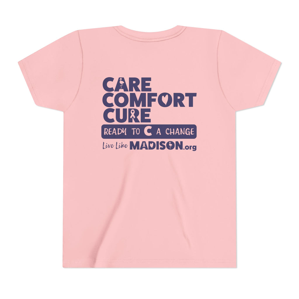(YOUTH) Live Like Madison NEW LOGO Short Sleeve T-Shirt  (multiple colors available)