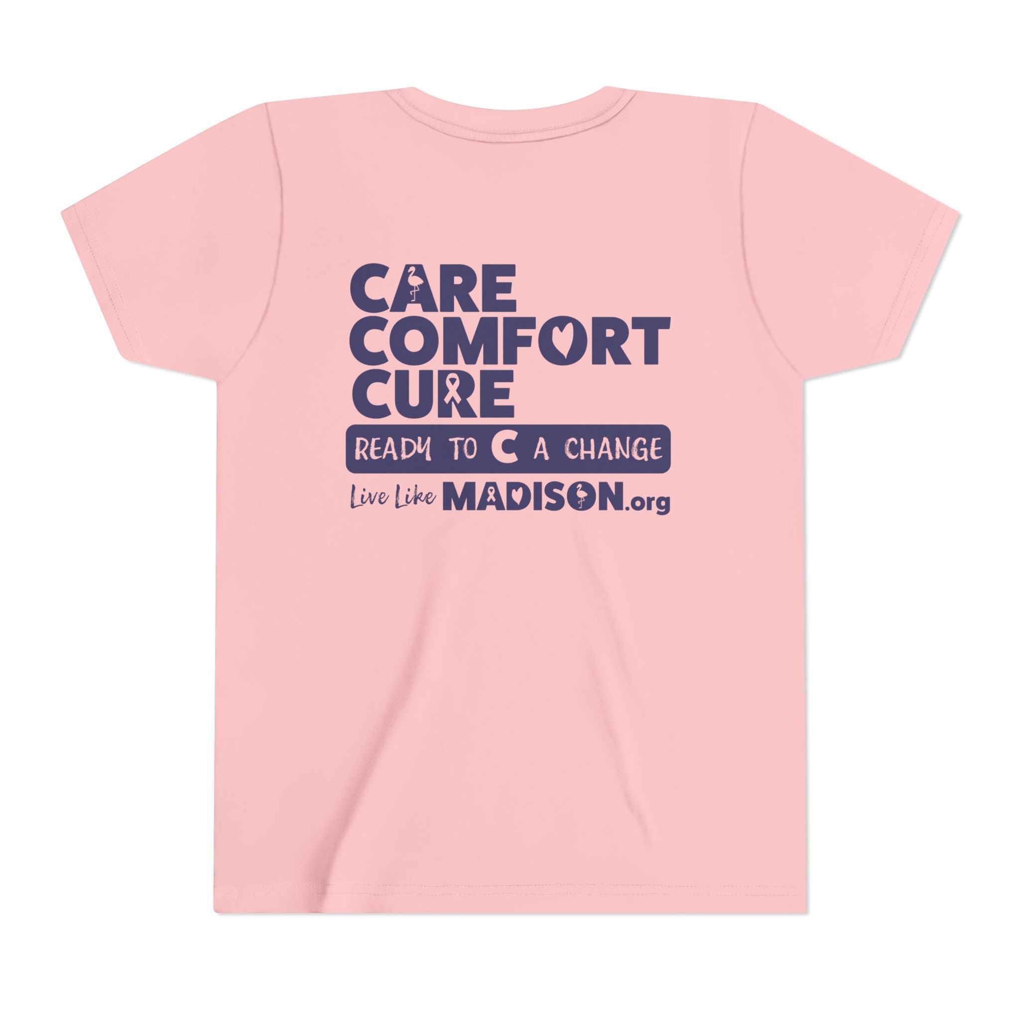 (YOUTH) Live Like Madison NEW LOGO Short Sleeve T-Shirt  (multiple colors available)