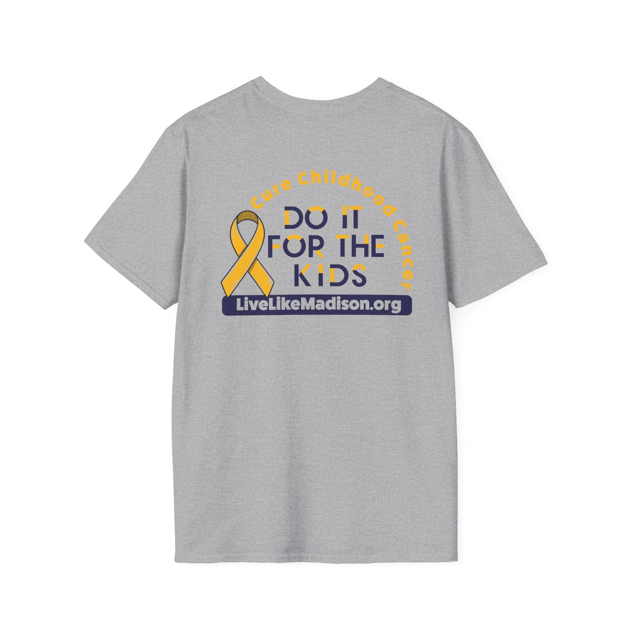 ADULT - I Wear Gold for MADISON / DO IT FOR THE KIDS Short Sleeve T-Shirt