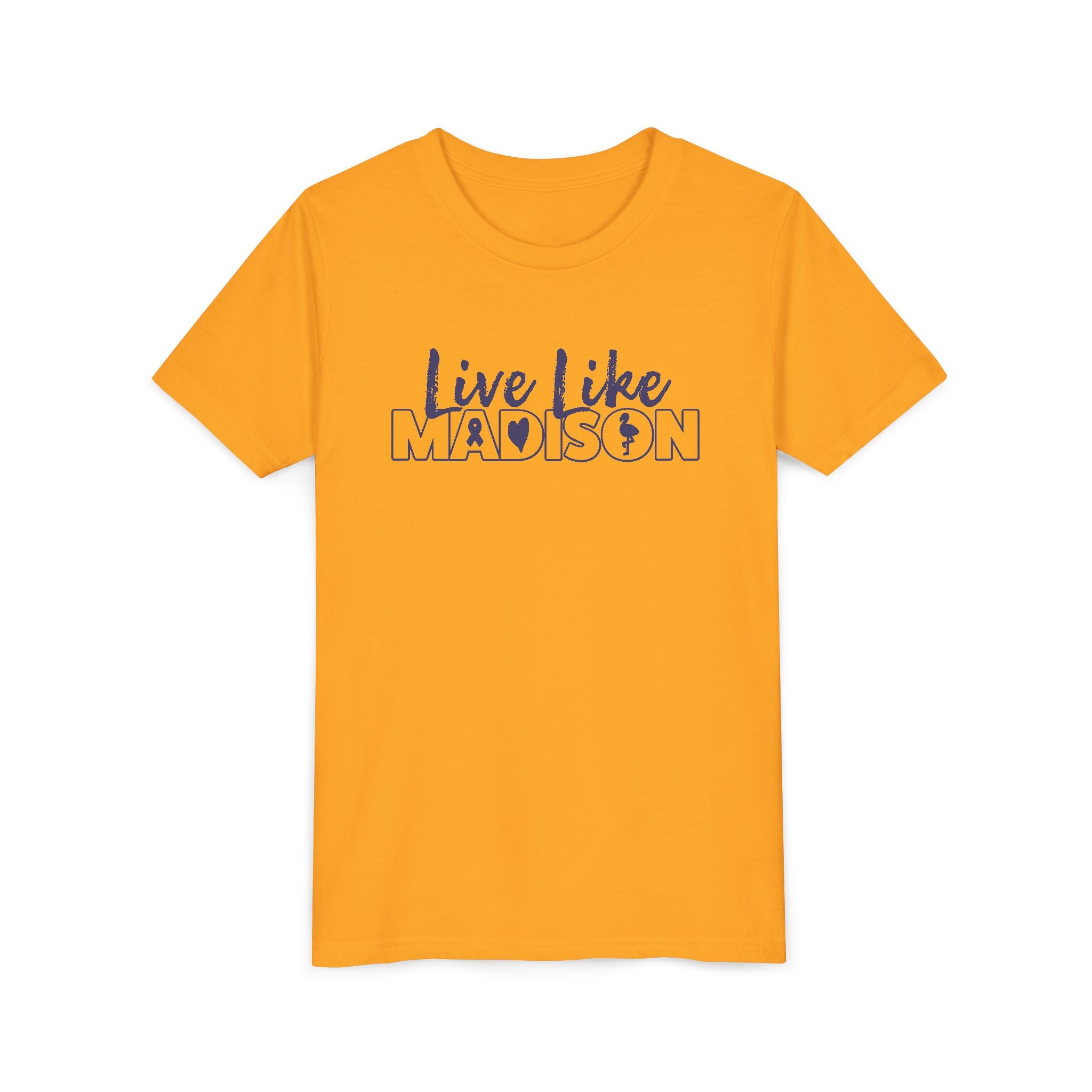 (YOUTH) Live Like Madison NEW LOGO Short Sleeve T-Shirt  (multiple colors available)