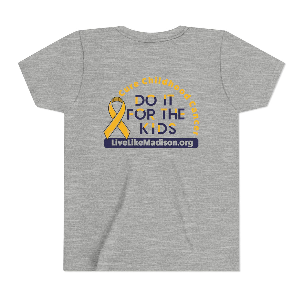 (YOUTH) I Wear Gold for Madison Childhood Cancer Awareness Short Sleeve T-Shirt